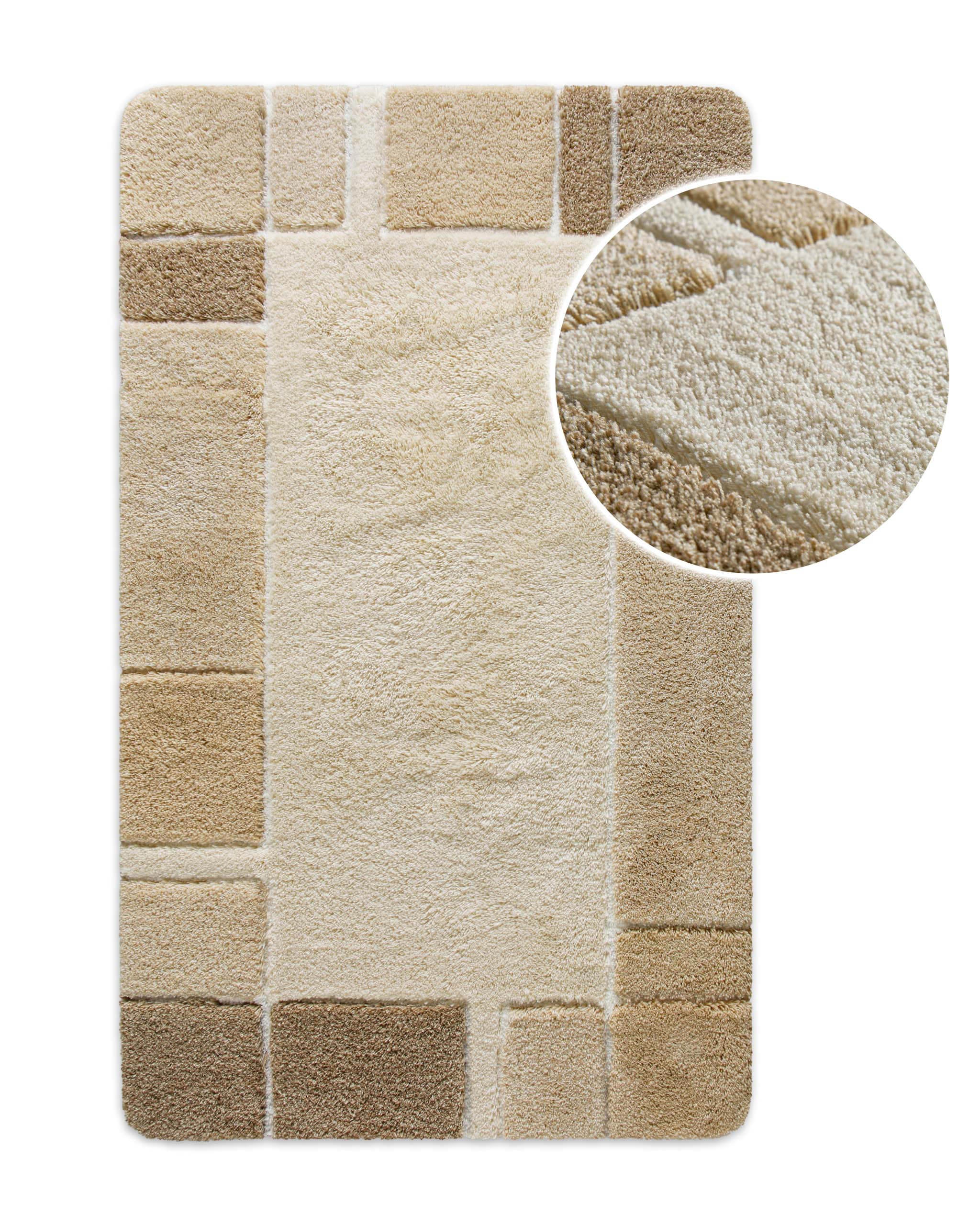 Badteppich Beige Multi "Villa Elba" Homie Living