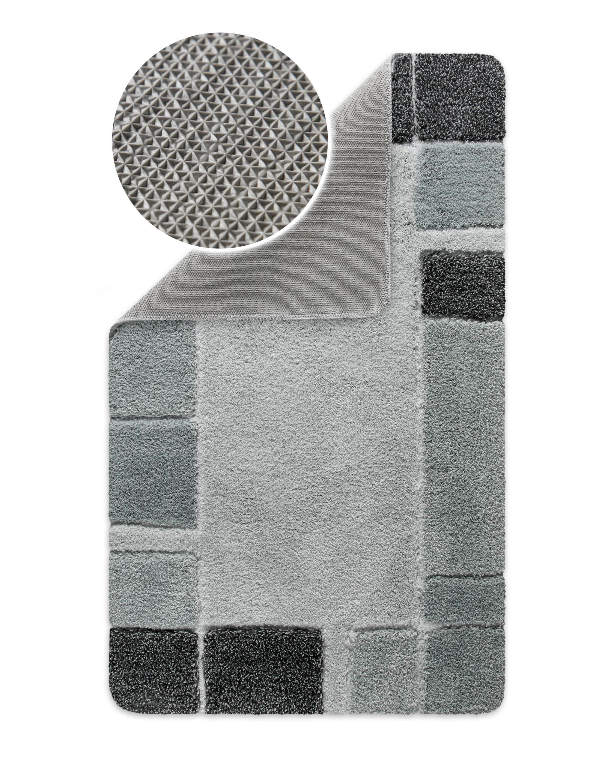 Badteppich Grau Multi "Villa Elba" Homie Living