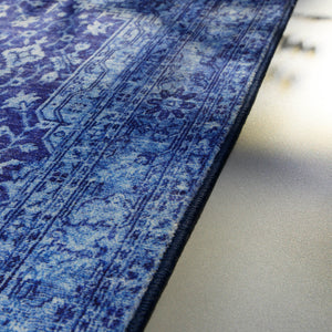 {"class" => "product-thumbnails__image", "alt" => "Detailaufnahme der eingefassten Kante des blauen Vintage-Badteppichs Ralph."}