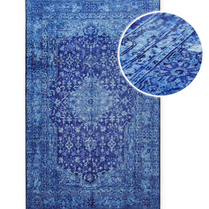 {"class" => "product-thumbnails__image", "alt" => "Detailaufnahme des blauen Vintage-Badteppichs Ralph mit vergrößerter Darstellung der feinen Musterstruktur."}
