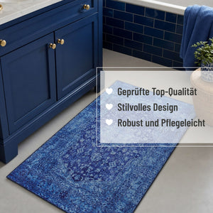 {"class" => "product-thumbnails__image", "alt" => "Blauer Vintage-Badteppich Ralph im Badezimmer mit Hinweisen zu Qualität, Robustheit und Pflegeleichtigkeit."}