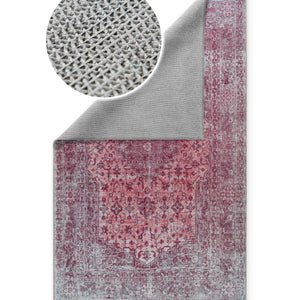 {"class" => "product-thumbnails__image", "alt" => "Rückseite des pastellvioletten Vintage-Badteppichs Ralph mit rutschhemmender Beschichtung im Detail."}