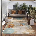 In & Outdoorteppich Beige "BeachFlower" WECONhome