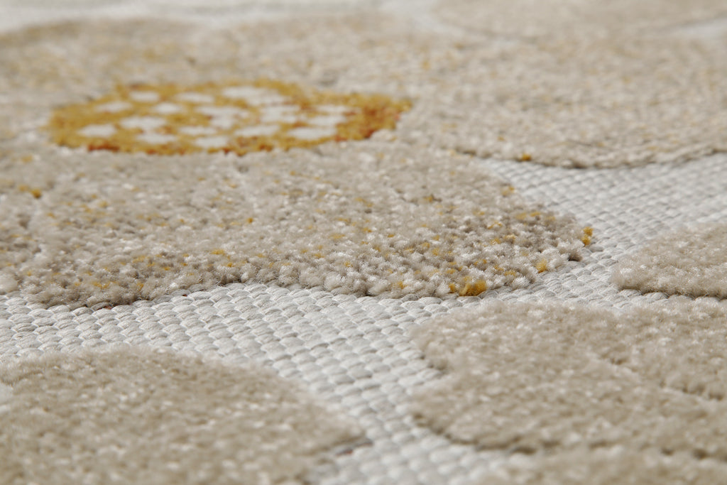In & Outdoorteppich Beige "BeachFlower" WECONhome