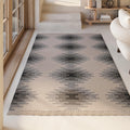 Kelim Teppich Beige Grau aus Wolle "Belle" Green Looop