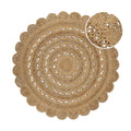 "Bloom" Jute-Teppich – schwer, handgefertigt, hochwertig