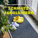 Buhai Läufer grau mit Schuhen drauf
