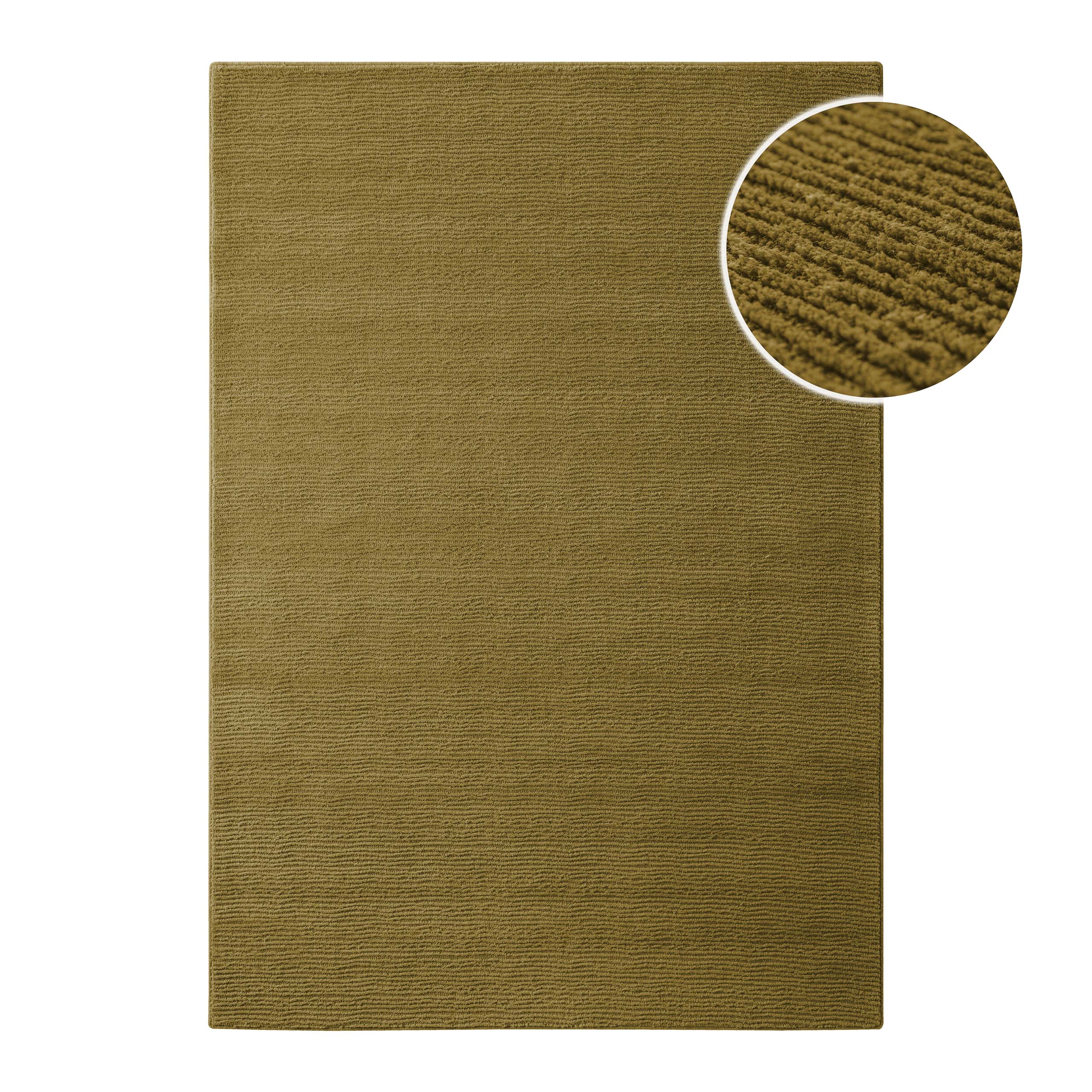 Kurzflor Teppich Castello One Blass Grün