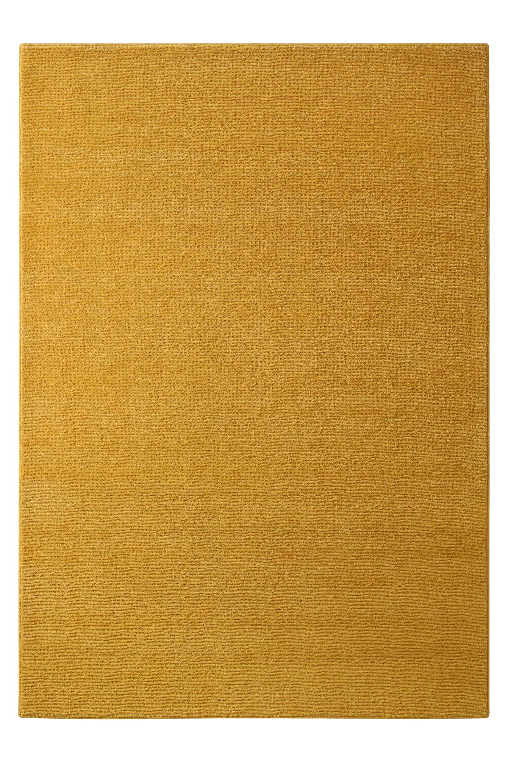 Kurzflor Teppich Castello One Gelb