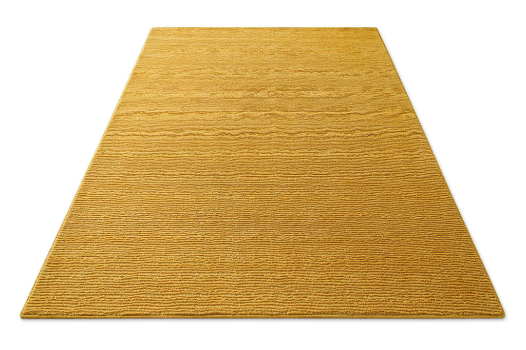 Kurzflor Teppich Castello One Gelb