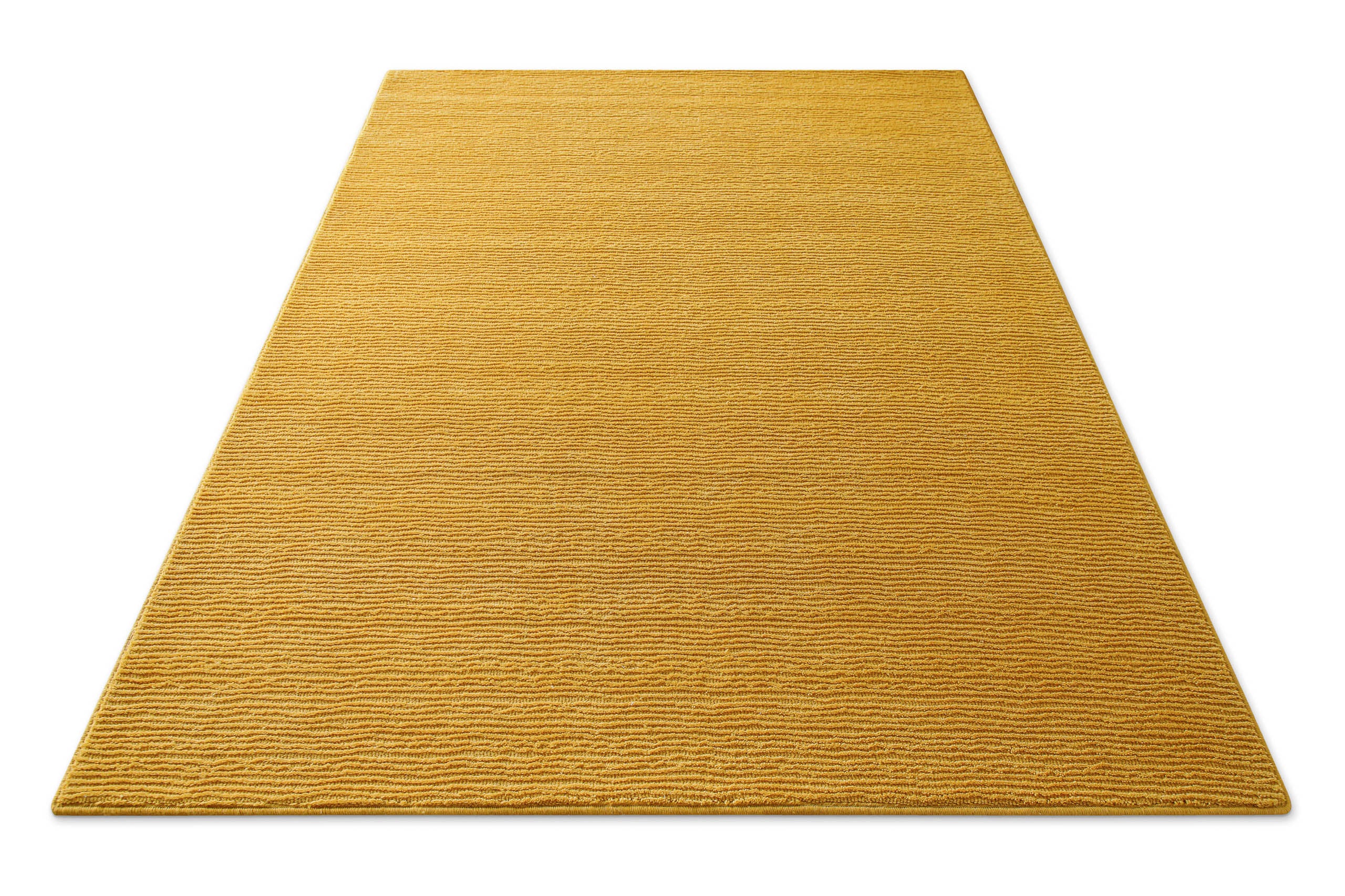 Kurzflor Teppich Castello One Gelb
