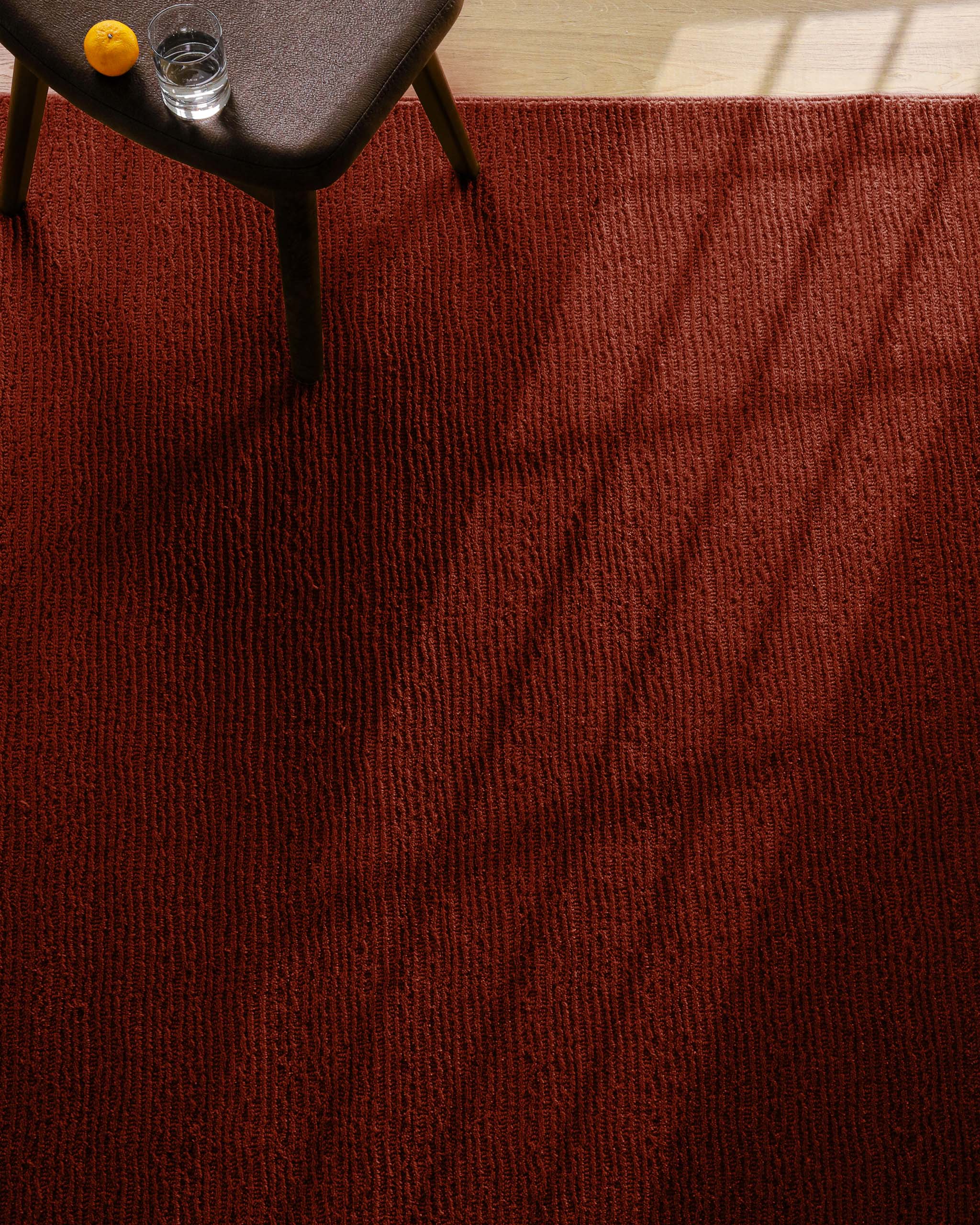 Kurzflor Teppich Castello One Purpur Rot