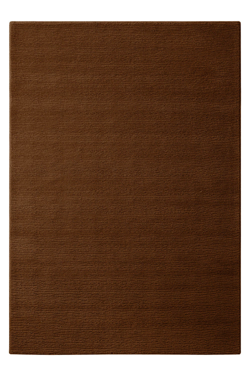 Kurzflor Teppich Castello One Braun