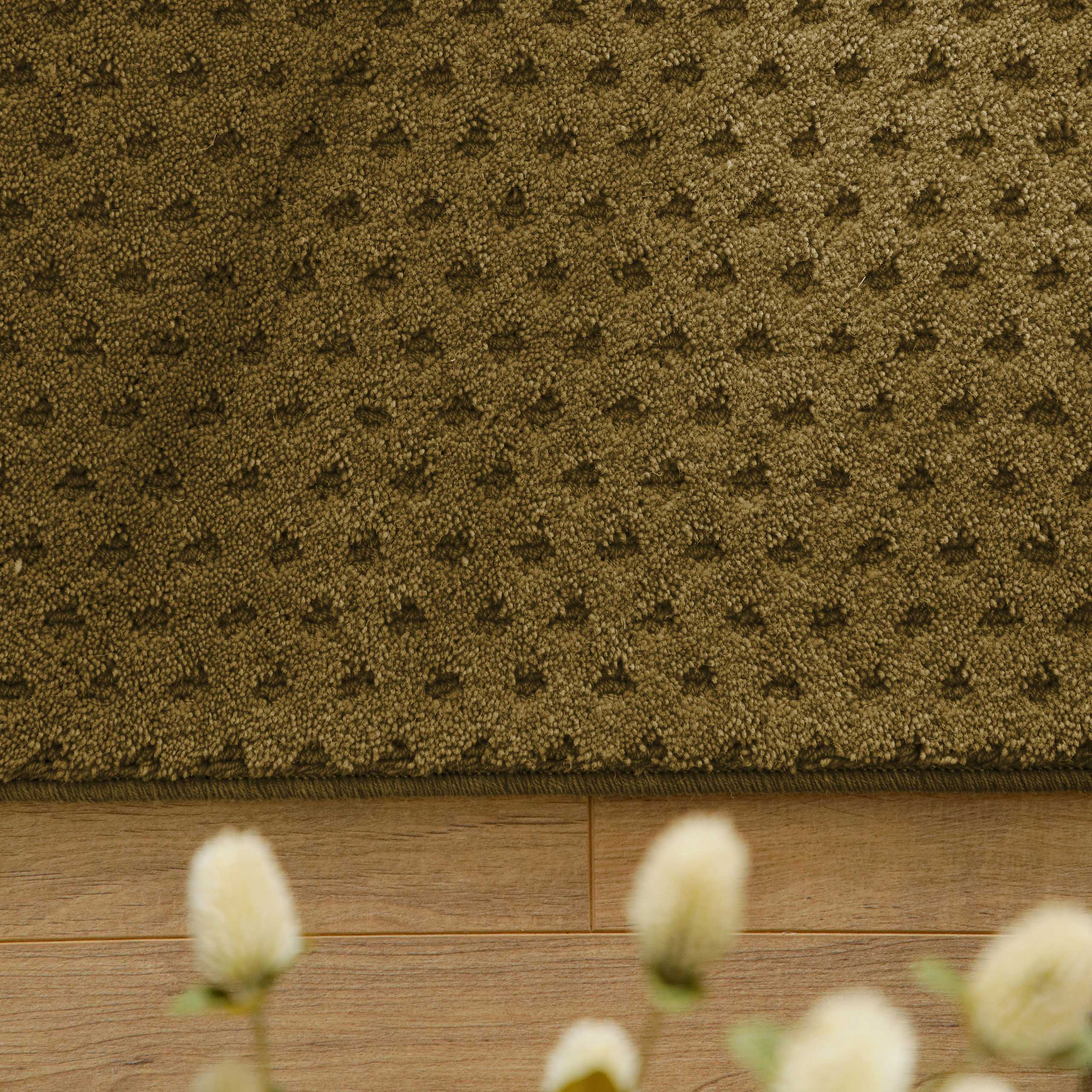 Kurzflor Teppich Castello Three Blass Grün