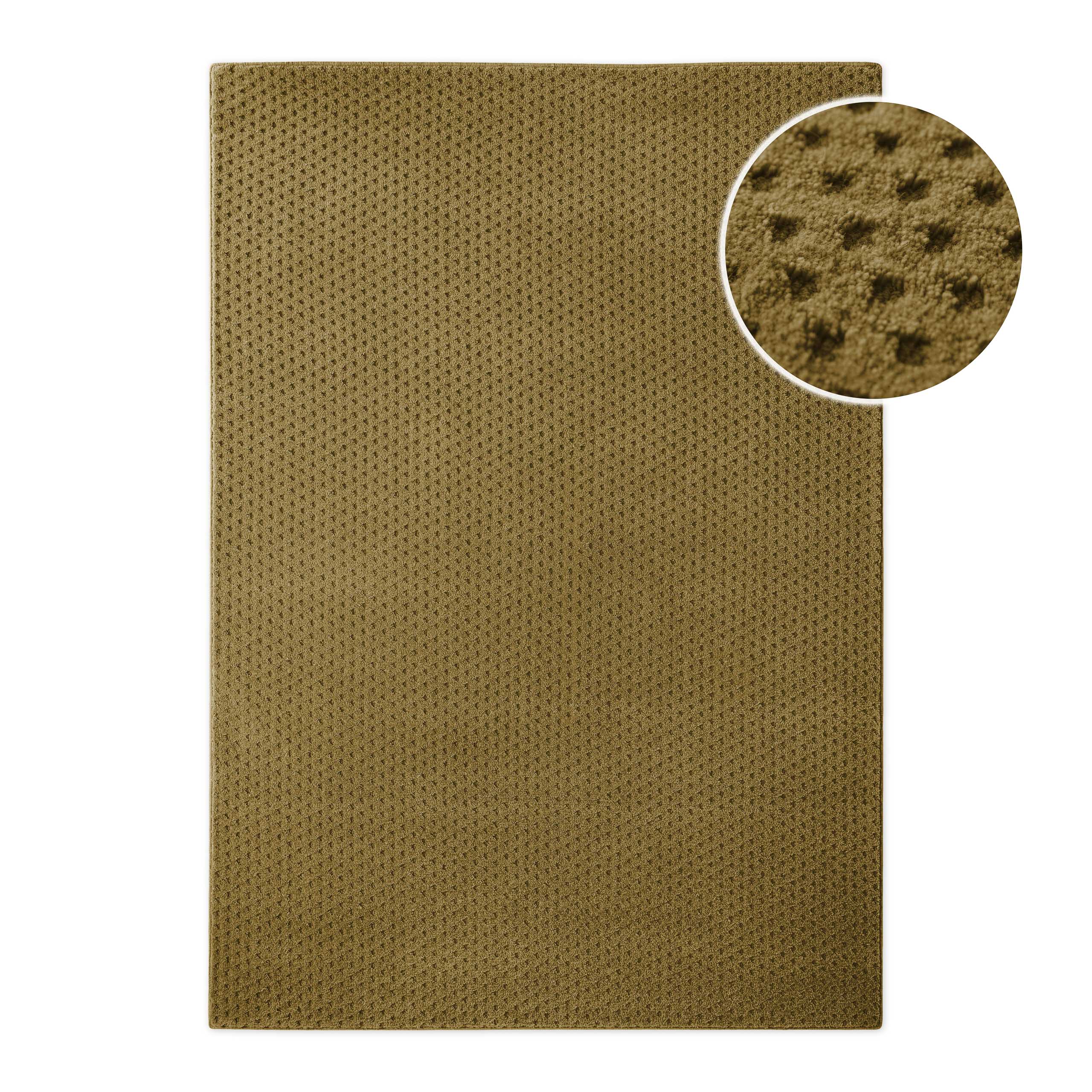 Kurzflor Teppich Castello Three Blass Grün