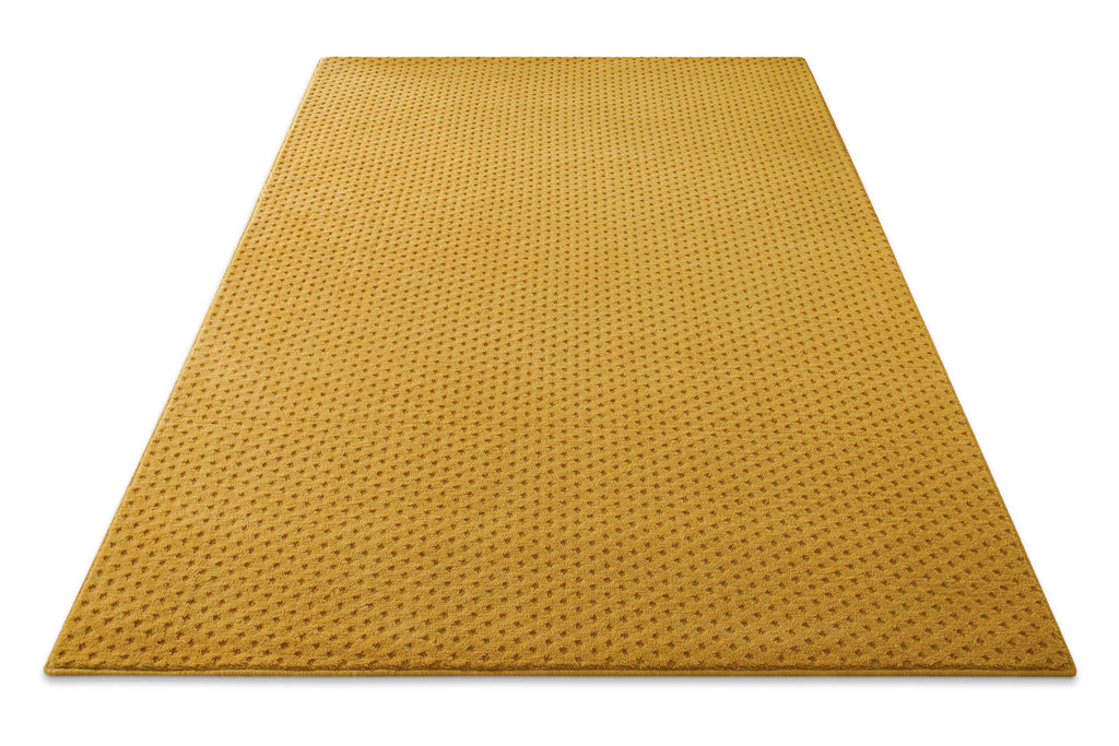 Kurzflor Teppich Castello Three Gelb