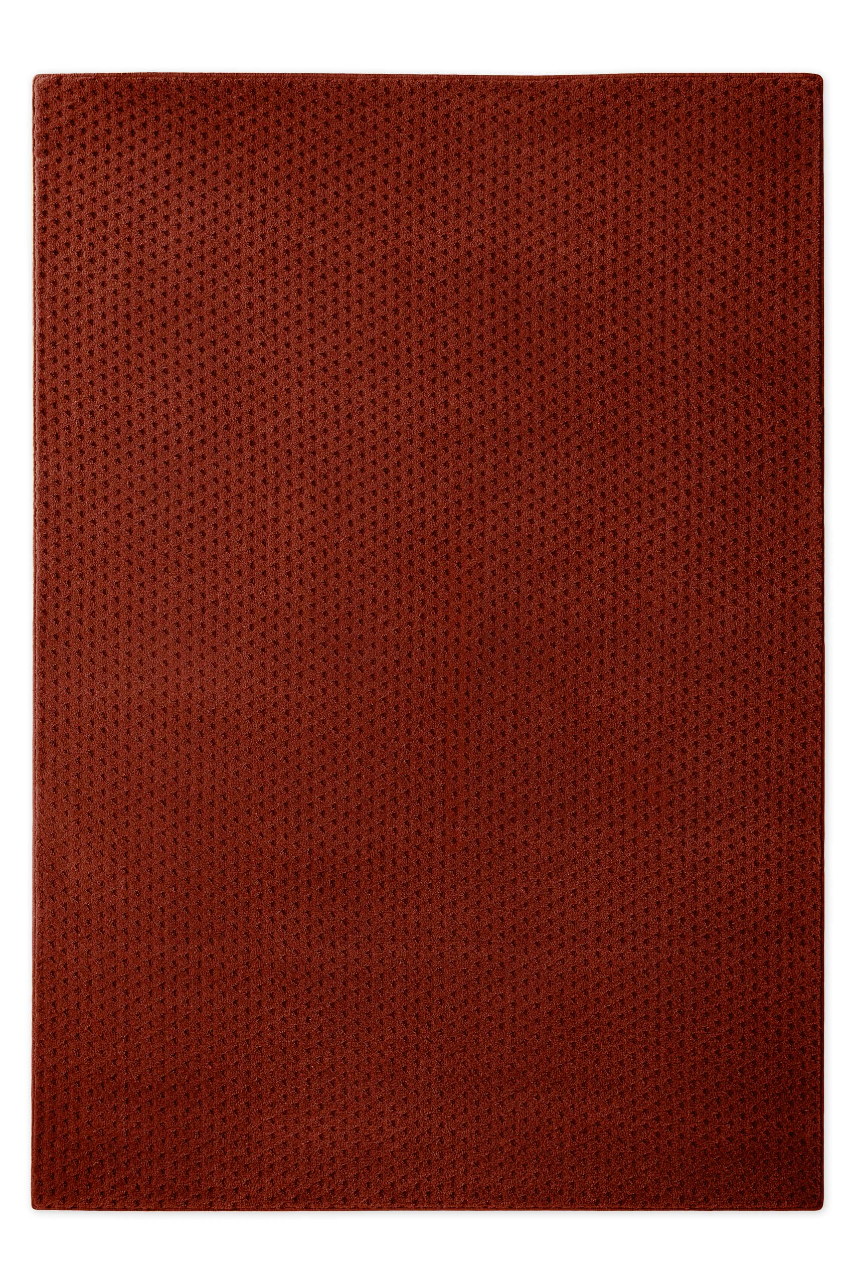 Kurzflor Teppich Castello Three Purpur Rot