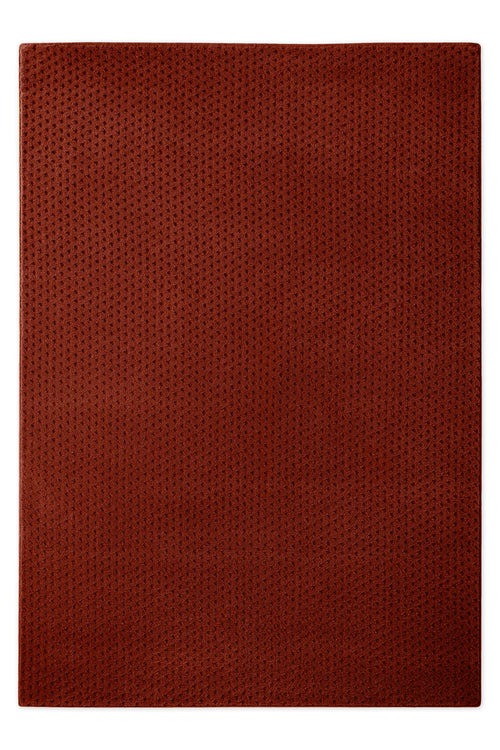 Kurzflor Teppich Castello Three Purpur Rot