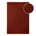 Kurzflor Teppich Castello Three Purpur Rot