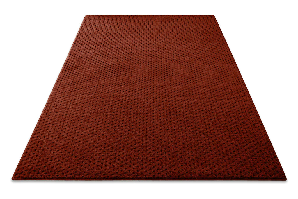 Kurzflor Teppich Castello Three Purpur Rot