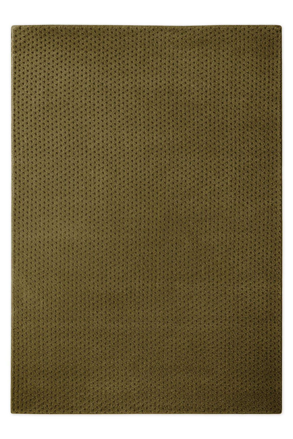 Kurzflor Teppich Castello Three Oliv Grün