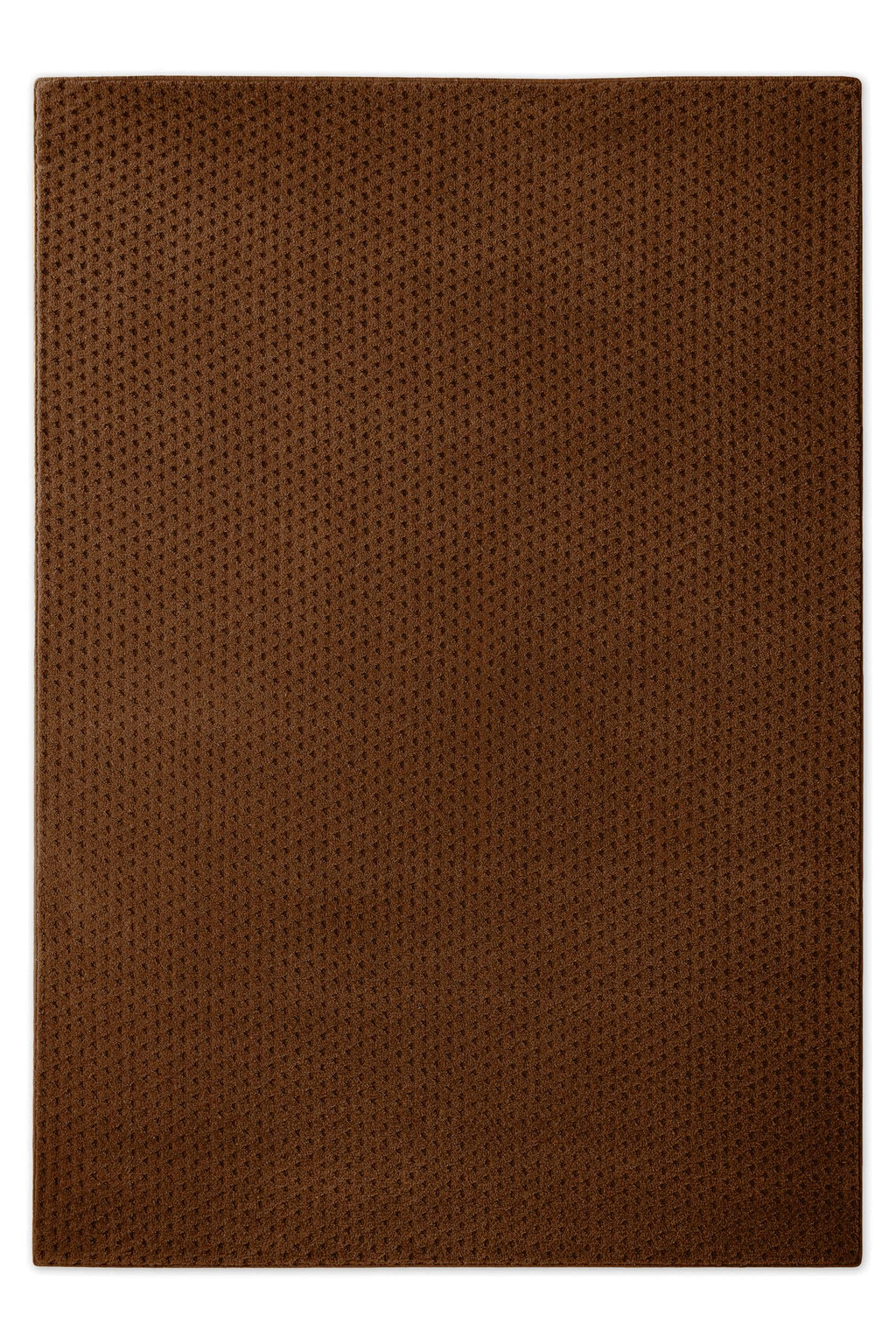 Kurzflor Teppich Castello Three Braun