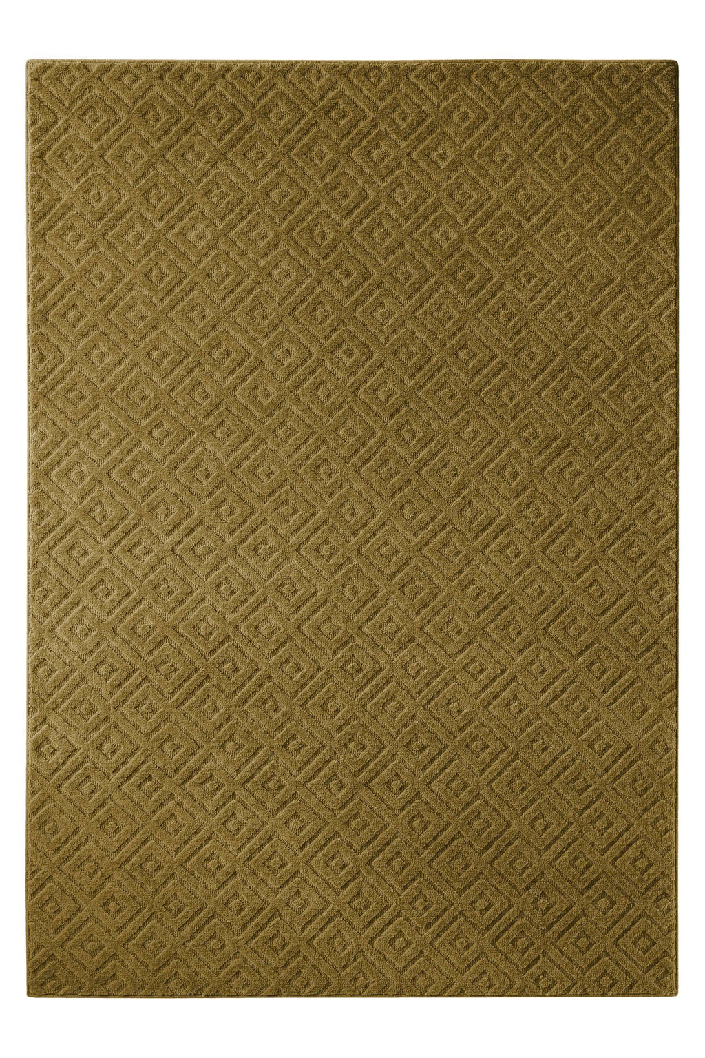 Kurzflor Teppich Castello Two Blass Grün