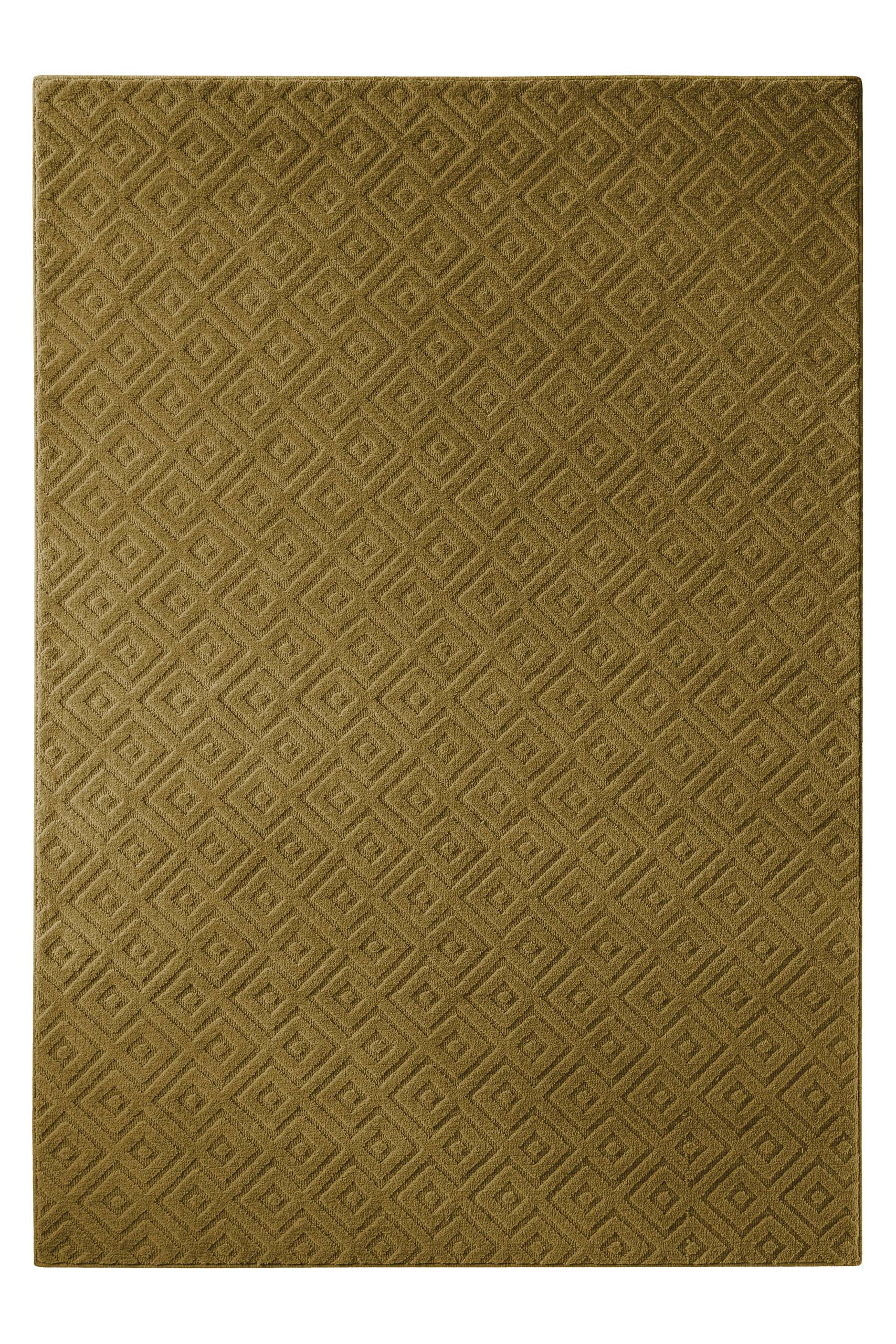 Kurzflor Teppich Castello Two Blass Grün
