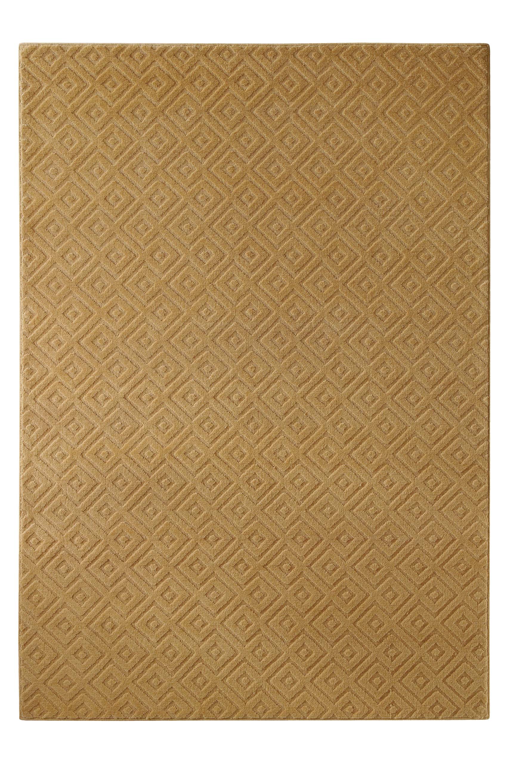 Kurzflor Teppich Castello Two Karamell