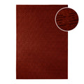 Kurzflor Teppich Castello Two Purpur Rot