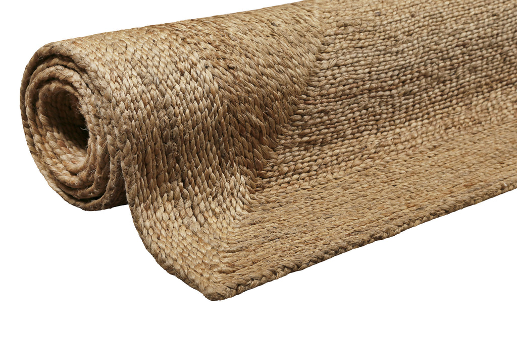 "Collins" Jute-Teppich – schwer, klar, handgewebt