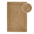 "Collins" Jute-Teppich – schwer, klar, handgewebt