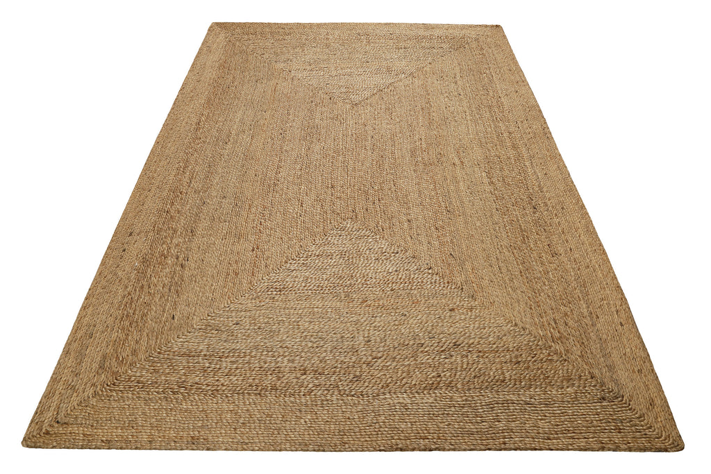 "Collins" Jute-Teppich – schwer, klar, handgewebt