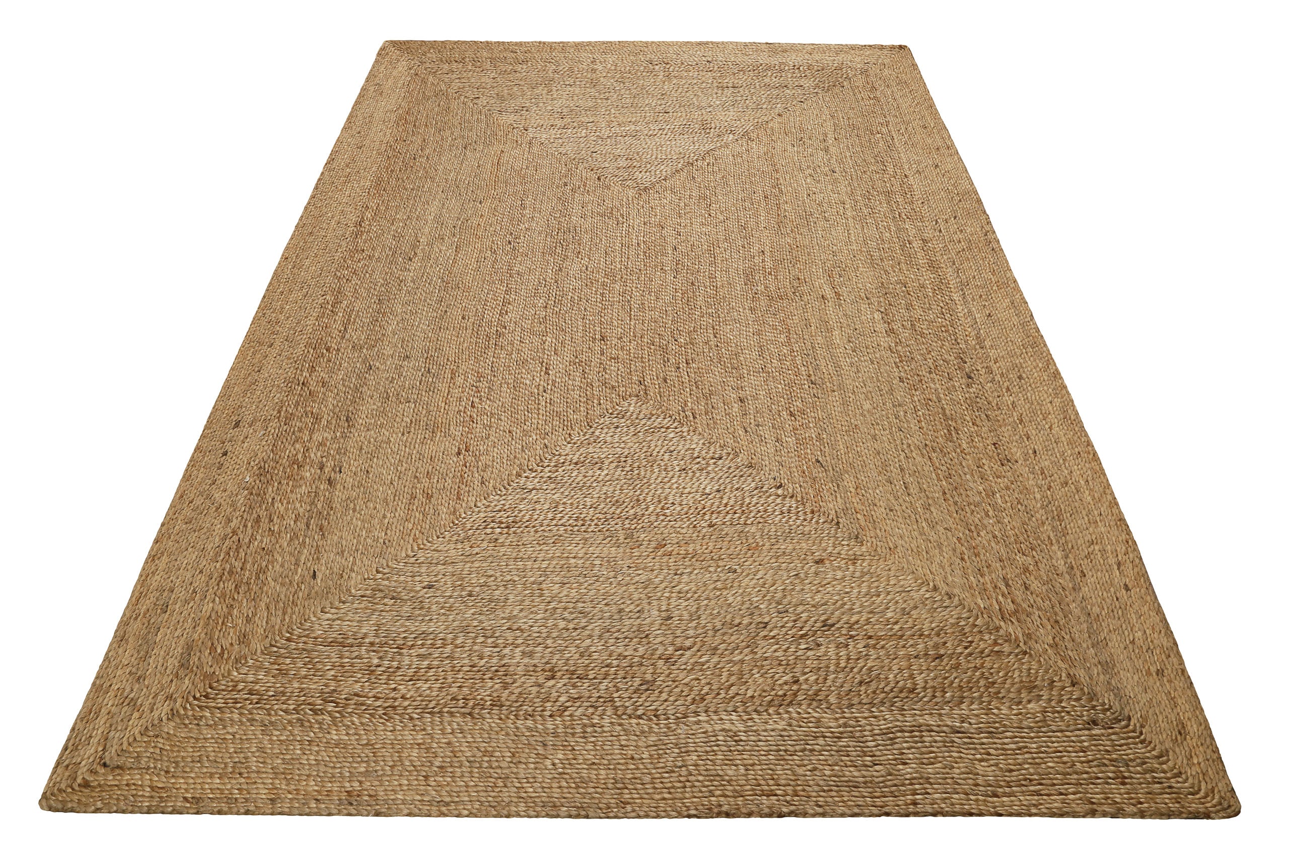 "Collins" Jute-Teppich – schwer, klar, handgewebt