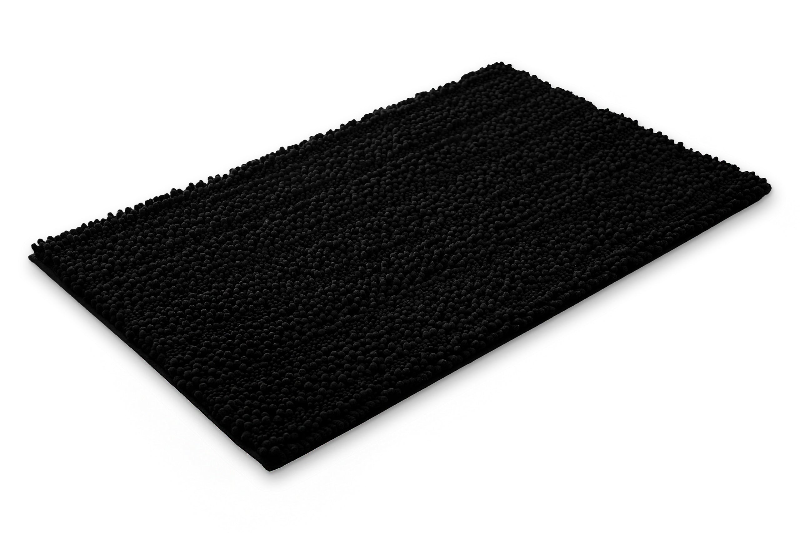 Haustierteppich Cooper in schwarz – Perspektivansicht