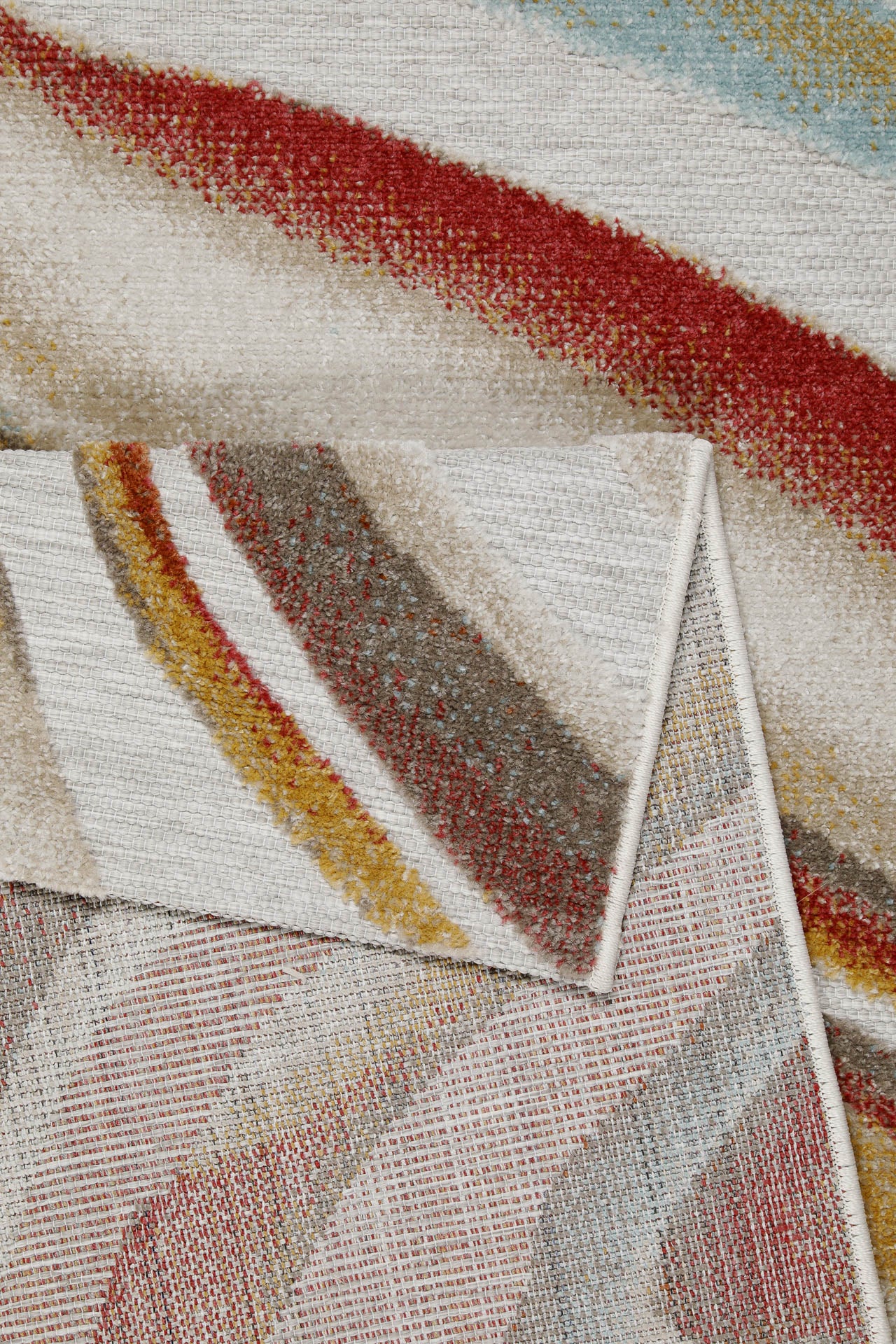 In & Outdoorteppich Beige Bunt "Creek" WECONhome