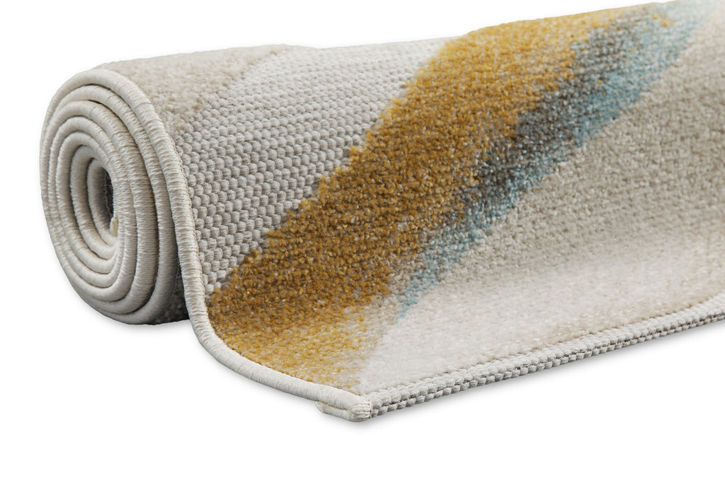 In & Outdoorteppich Beige Bunt "Creek" WECONhome