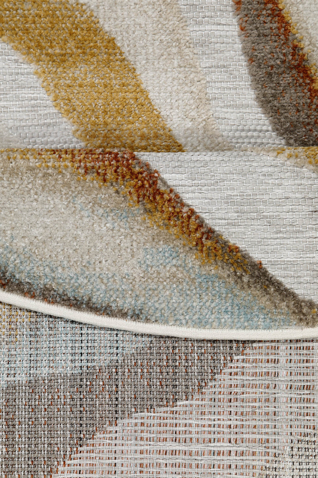 In & Outdoorteppich Rund Beige Bunt "Creek" WECONhome