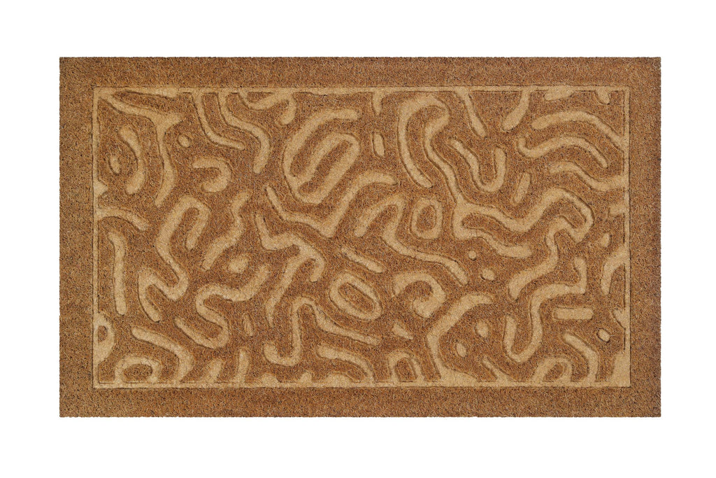 Fußmatte aus Kokosfaser Natur "Desert Doodle" WECONhome