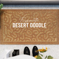 Fußmatte aus Kokosfaser Natur "Desert Doodle" WECONhome