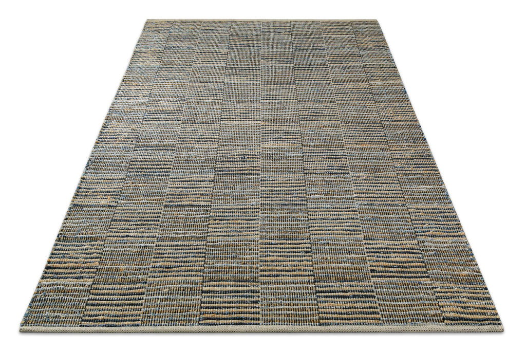 Handwebteppich Denim Blau "Denim Blues" WECONhome
