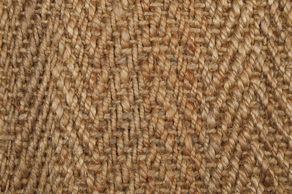 "Dhurry" Jute-Teppich – handgewebt, schwer, strukturiert
