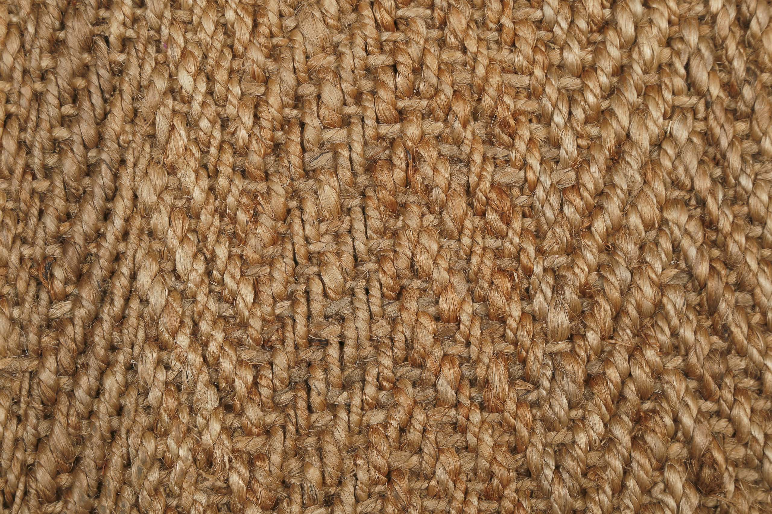 "Dhurry" Jute-Teppich – handgewebt, schwer, strukturiert