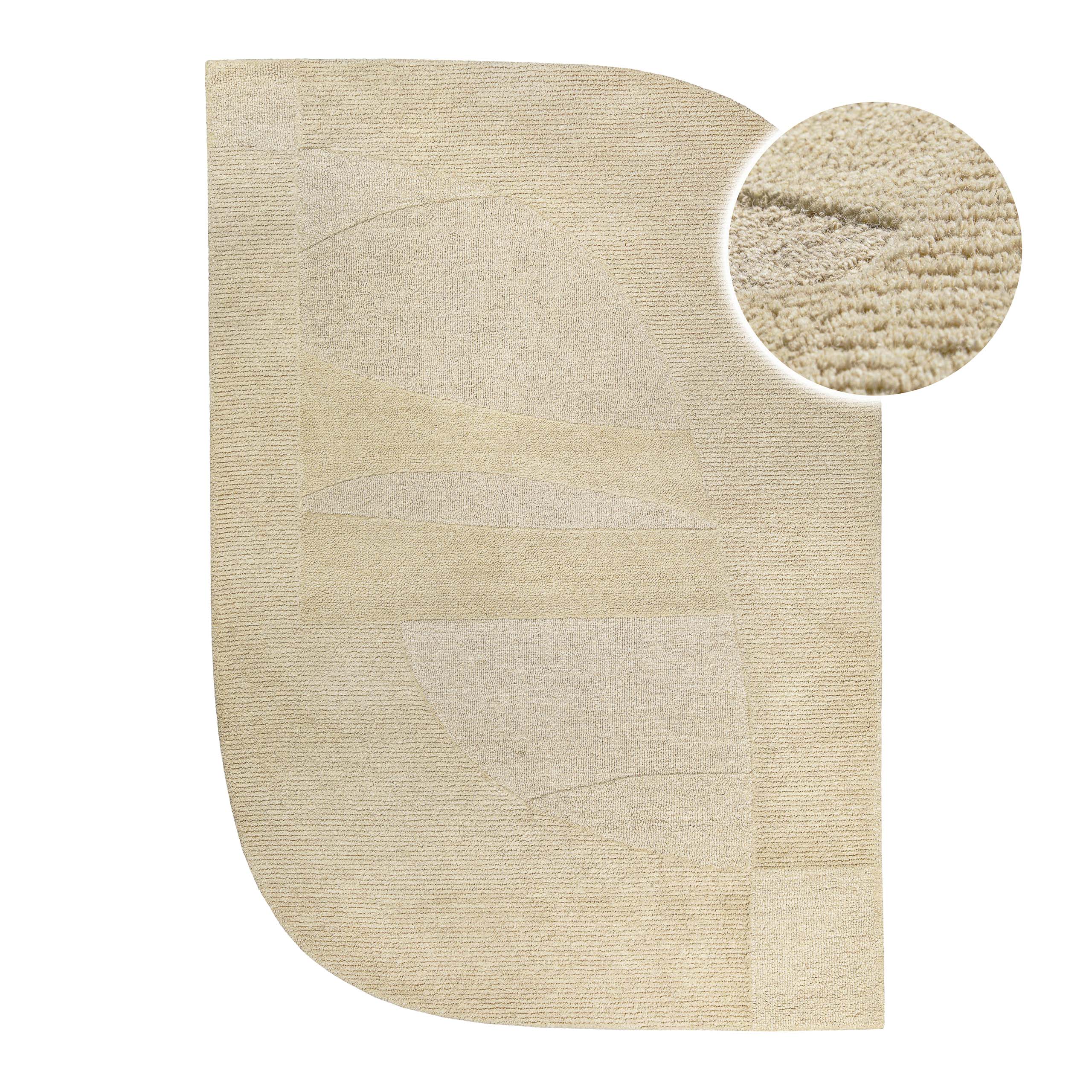 Kurzflorteppich Dodo Beige