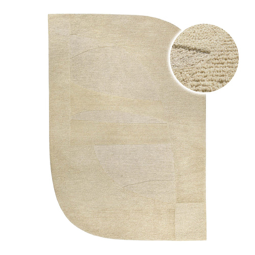 Kurzflorteppich Dodo Beige
