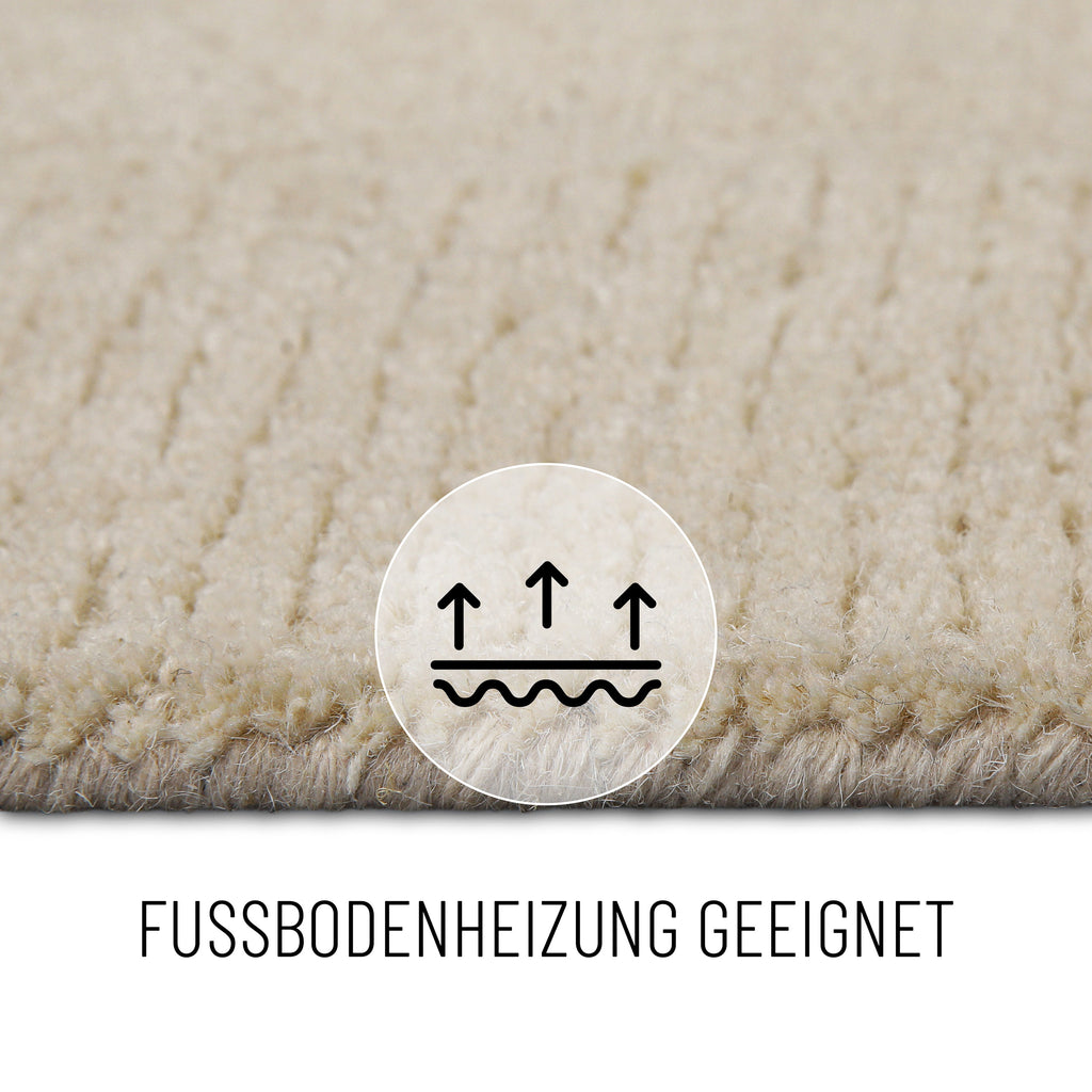 Kurzflorteppich Dodo Beige