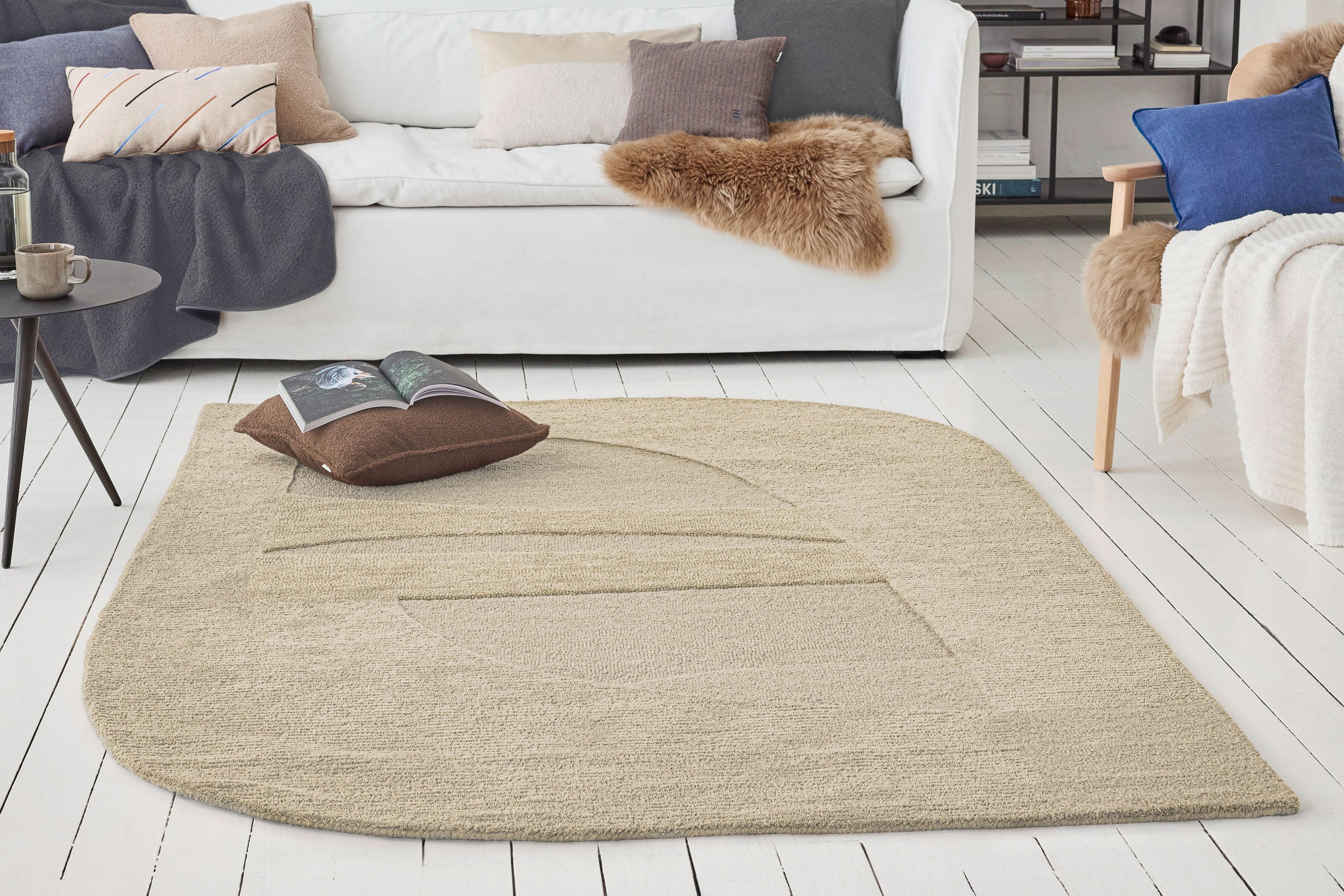 Kurzflorteppich Dodo Beige
