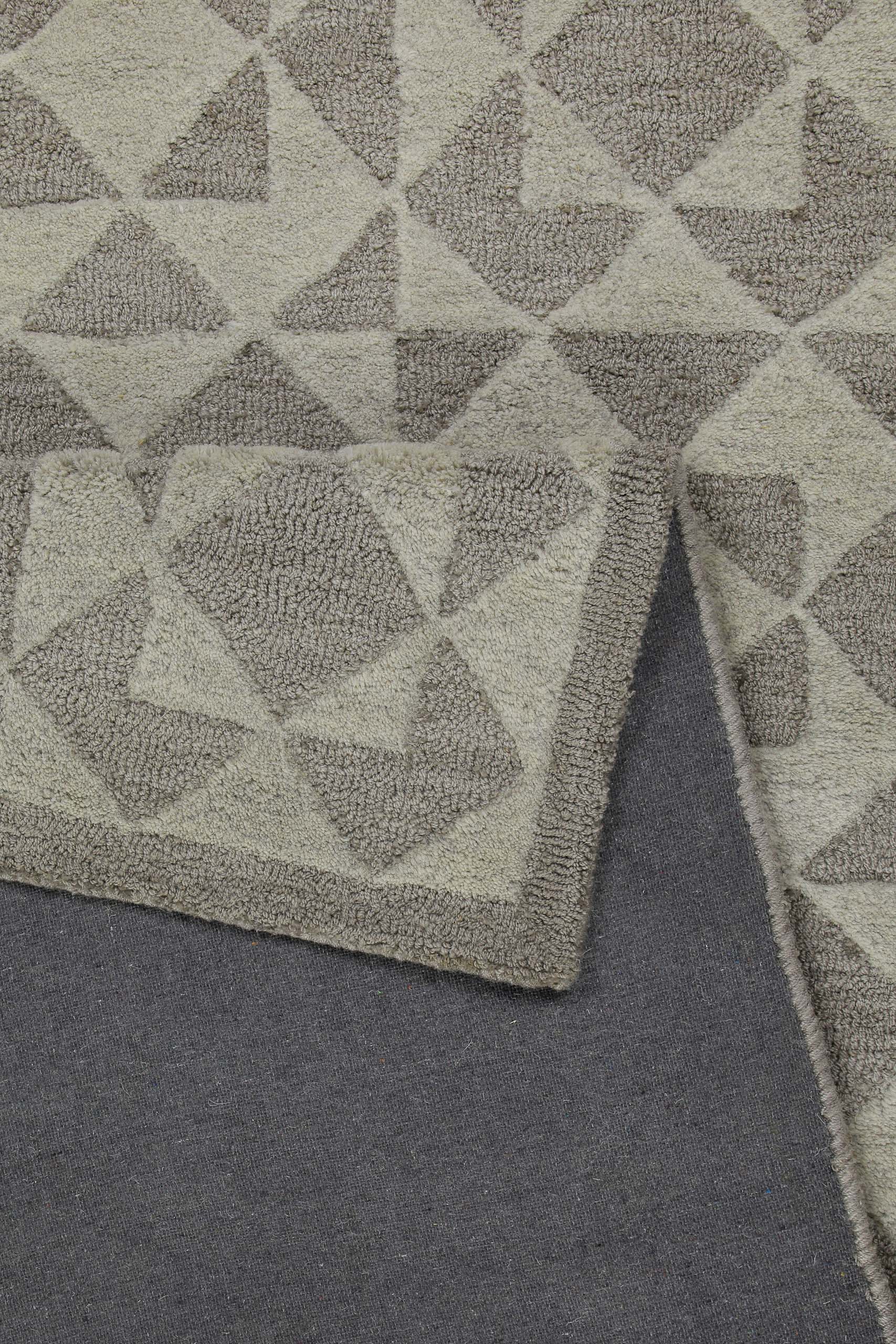 Kurzflorteppich Taupe "Downtown" WECONhome
