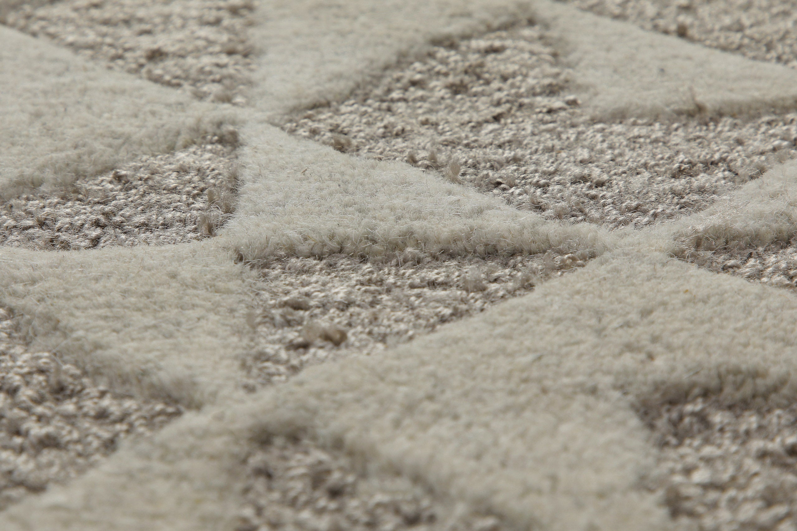Kurzflorteppich Taupe "Downtown" WECONhome