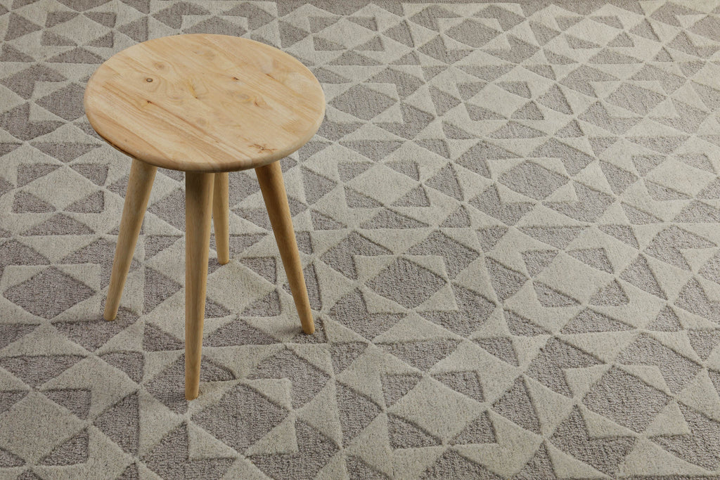 Kurzflorteppich Taupe "Downtown" WECONhome
